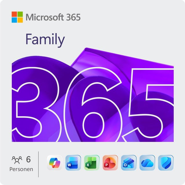 Microsoft Office 365 Family Vollversion mit 6 Lizenzen für Windows, Mac, Android und iOS - Bild 2