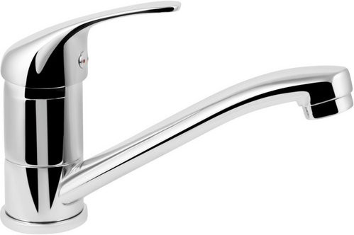 WELLWATER Einhebelmischer für das Waschbecken in Silber, verchromt mit Cold-Start und Comfort-Öffnung - Bild 1