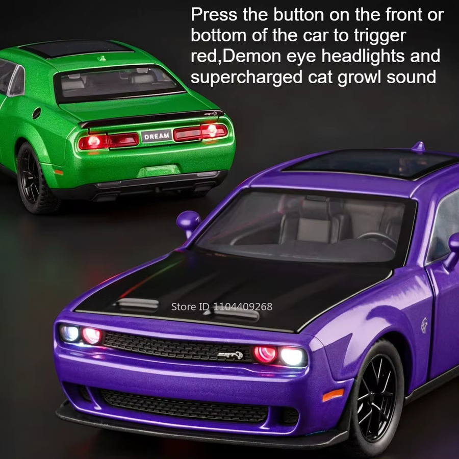 RMZ city SRT Hellcat Automodell Spielzeug, 1:32 Maßstab, mit Musik und Licht - Bild 2