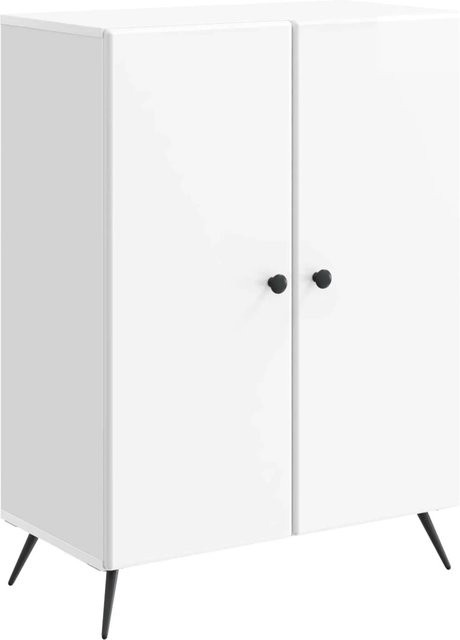 vidaXL Sideboard modern in Hochglanz Weiß, B/T/H: 66 x 34,5 x 90 cm - Bild 1