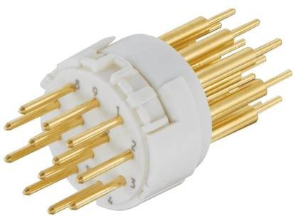 HARTING M23 Einsatz 09151122603 in Weiß mit 12 Polen aus Kunststoff - Bild 1