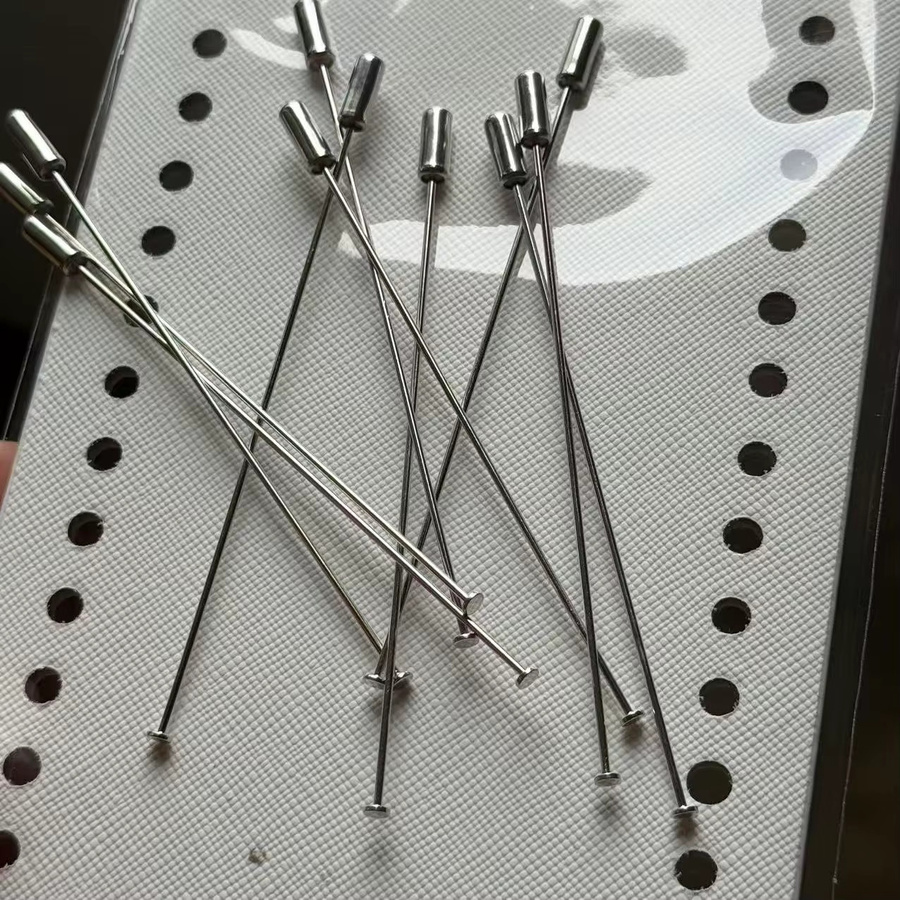 Brosche Pin Metall, Rhodium, Silber, Unisex - Bild 3