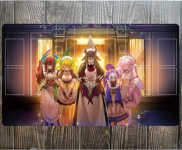 Yu-Gi-Oh Dragonmaid Spielmatte, Bunt / Mehrfarbig - Bild 1