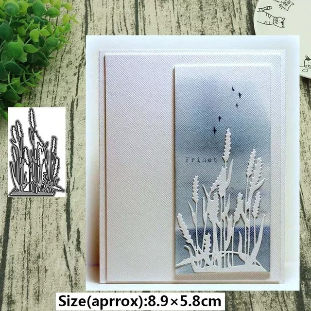 Metall-Schneidwerkzeug und Stanzschablone für Papier und Handwerk in Silber - Bild 1