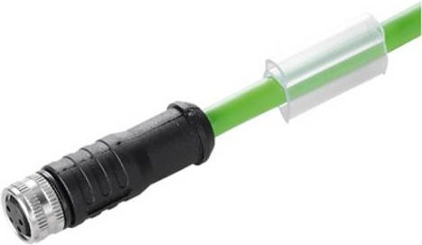 Weidmüller Sensor-Aktor-Steckverbinder M8 Buchse gerade, 4-polig, grün, Kabellänge: 1,50 m - Bild 1