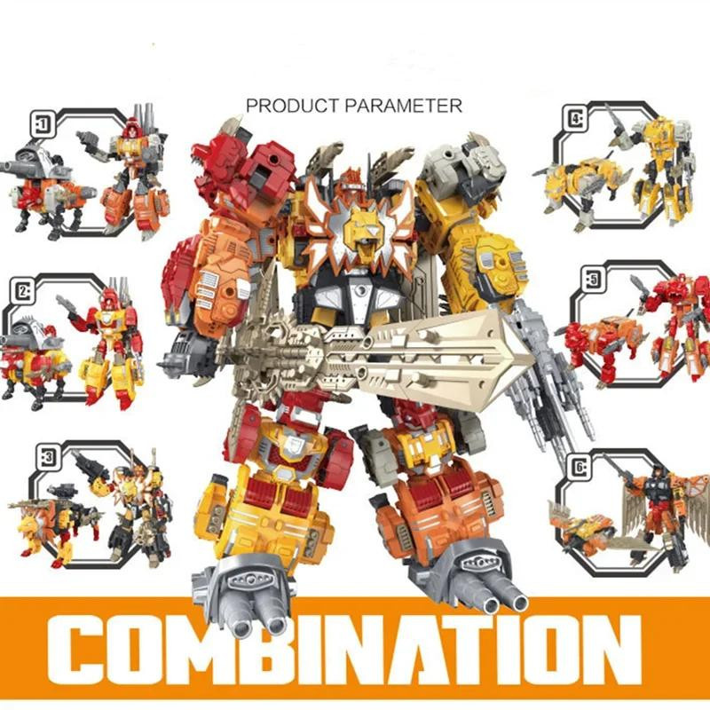 Yiran toy 1 5-in-1 Transformation Predaking G1 Roboter Actionfigur - Bild 3