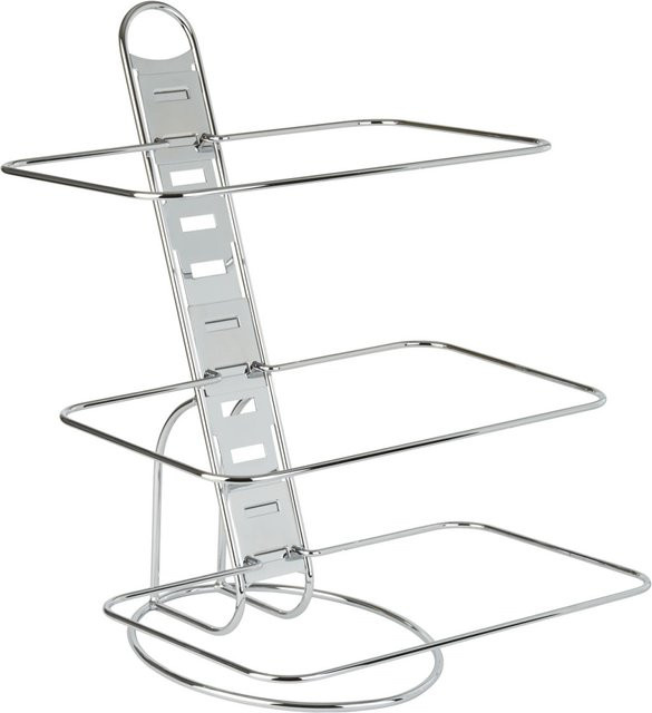 APS Buffetleiter BIG GN 1/1 aus verchromtem Metall, silber, rechteckig, Breite: 49 cm, Höhe: 67 cm - Bild 1