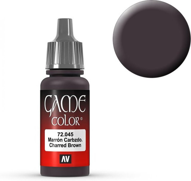 Vallejo Charred Brown, Braun, 17 ml - Bild 1
