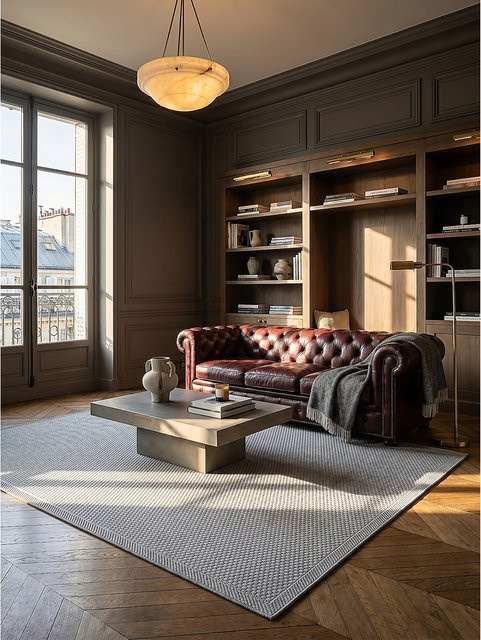 Flachgewebe-Teppich Kadima Design aus Polypropylen in Grau, B/T: 160 x 220 cm - Bild 1