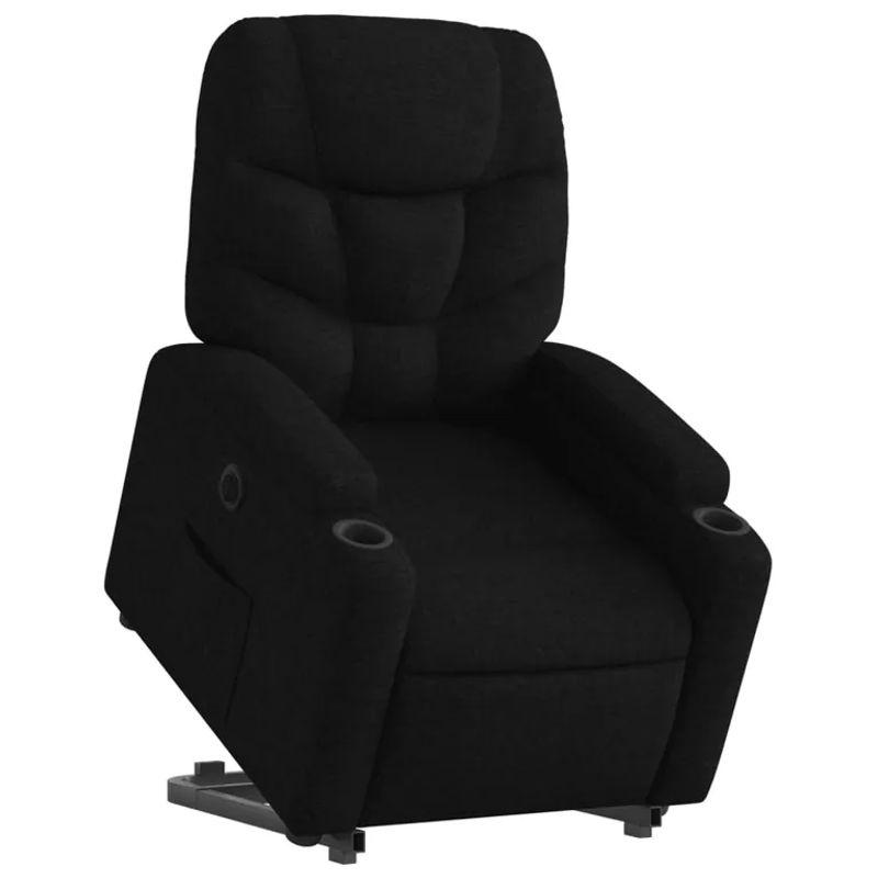 Vidaxl Elektrischer Massagesessel mit Aufstehhilfe in Schwarz aus Stoff - Bild 6