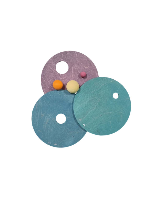Stapelstein Rolling Discs, Erweiterung, pastel cool - Bild 1