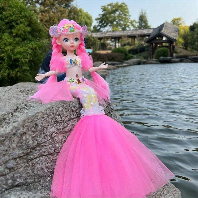 Fashnics Meerjungfrau Puppe, rosa, ab 14 Jahre - Bild 1