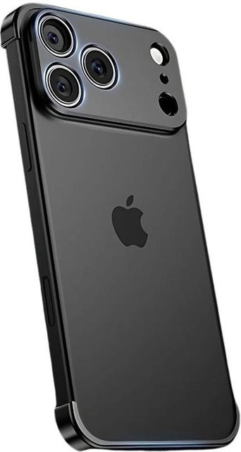 Randloses Stoßfänger Case für Apple iPhone in Orange mit Kameraobjektiv Schutz und Eckabdeckung - Bild 1