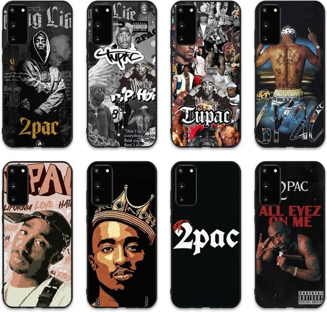 Handyhülle mit 2pac Tupac Motiv für Samsung Galaxy S24 FE S25 Ultra S20 Lite S21 S22 S23 S24 S22 Ultra 5G - Bild 1