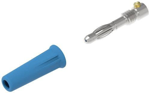 Electro PJP Büschelstecker 1060-C-CD1-BL gerade in Blau mit 4mm Stift-Durchmesser - Bild 1