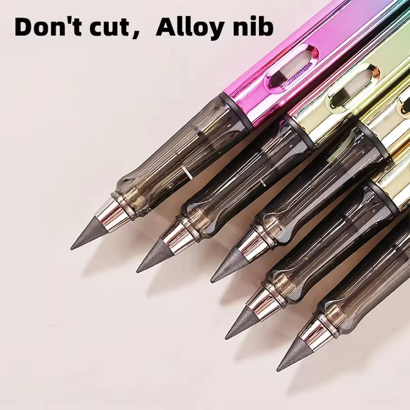 AIWOSUOAI Magischer Bleistift ohne Tinte in Schwarz für Kunst und Skizzen aus Metall - Bild 2