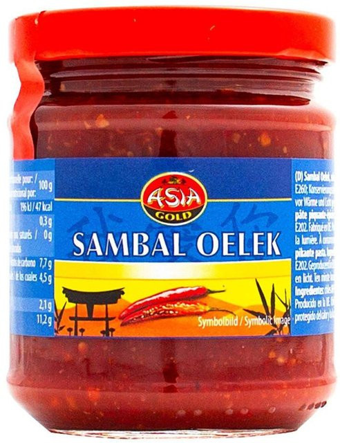 Asia Gold Sambal Oelek Chilisauce scharf 200 g - Bild 1