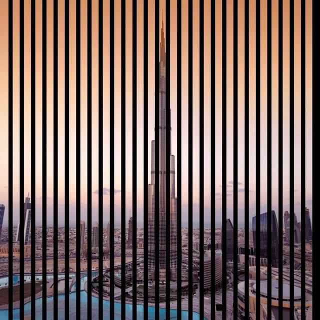 FN Acustico Akustikplatte Dubai Bunt aus PET und MDF mit modernem Design, B/H/T: 113,3 x 119,5 x 1,9 cm - Bild 1