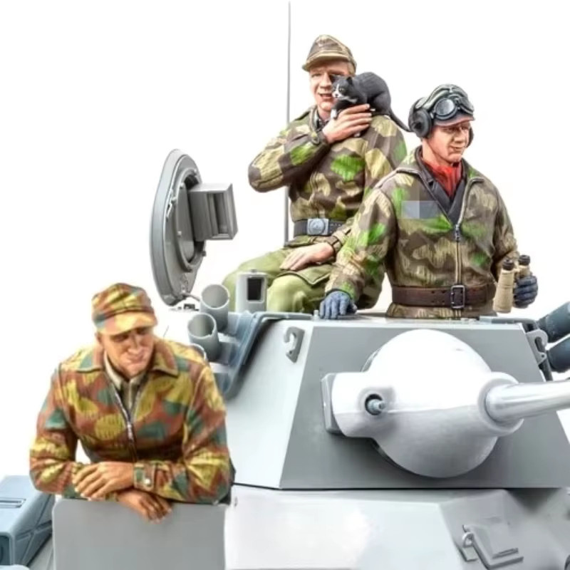 EVANOVM Modellbausatz 1:16 Panzer und Soldaten aus Druckgussharz für dein Montagespielzeug - Bild 2