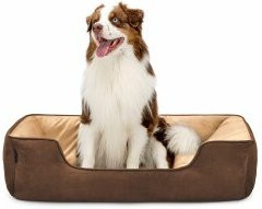 Lionto 2-in-1 Hundebett und Hundekissen in Größe L aus Mikrofasergewebe - Bild 1