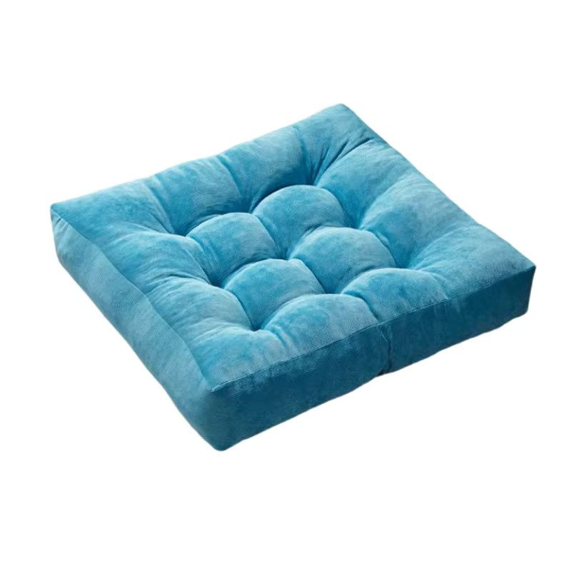 Inyahome Quadratisches Bodensitzkissen Tatami-Matte in Blau oder Grün - Bild 5