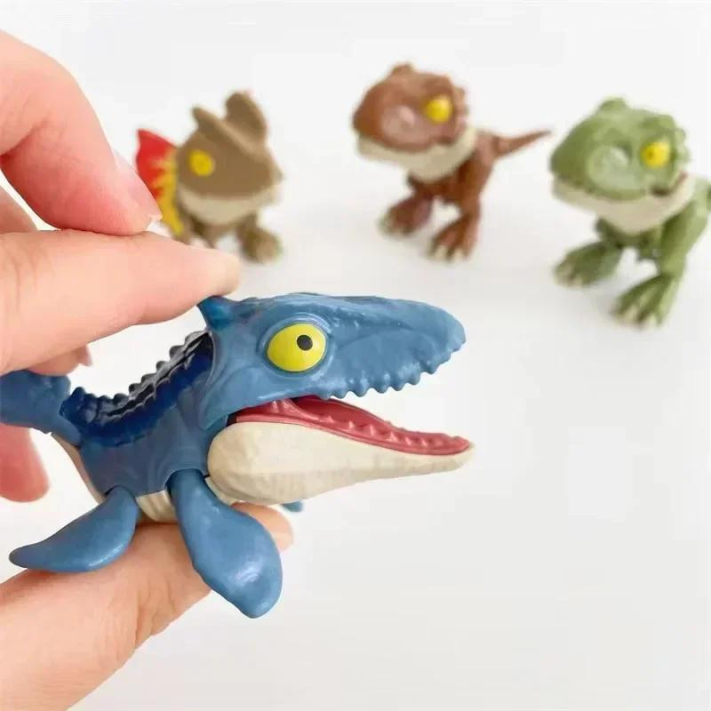 Yiran toy Finger Dinosaurier Actionfiguren 5-teiliges Set bunt - Bild 3