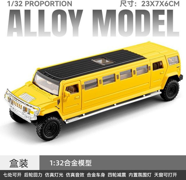 Linyi toy car Auto-Modell, 1:32, mit Sound und Licht, ab 7 Jahren - Bild 1