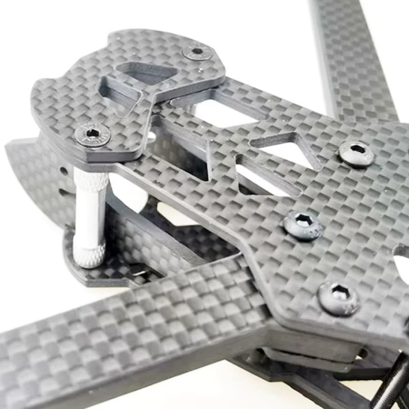 Foxhound Drohnenrahmen-Kit Mark4 7 Zoll in Schwarz aus 3K-Kohlefaser für FPV Freestyle RC Racing - Bild 5