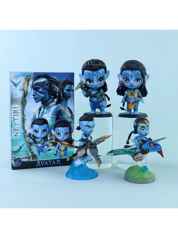 Bandai Avatar Neytiri und Jake Sully PVC Figur in Blau, Höhe: 12 cm - Bild 5