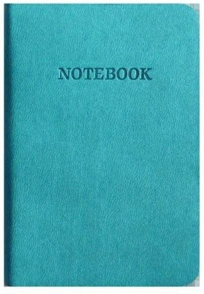 Love Home Garden A7 Mini Notizbuch Softcover in Blau und Türkis mit Papierseiten - Bild 1
