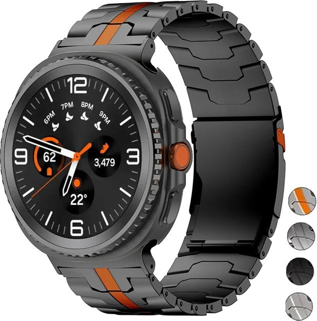 CHIICSMART Uhrenarmband Edelstahl, Silber - Bild 1