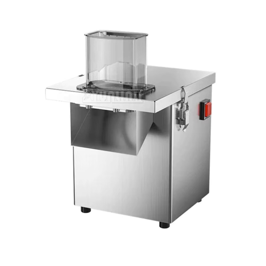 YunlinLi Automatischer Pommes-Frites-Schneider aus Edelstahl in Silber mit Wellenschliff - Bild 2