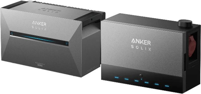 Anker Solix Solarbank Multisystem Power Dock mit 2,7 kWh Speicher in Grau - Bild 1