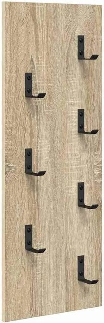 vidaXL Wandmontierter Nachttisch in Sonoma-Eiche, Braun, B: 30 cm, T: 1,5 cm, H: 80 cm - Bild 1
