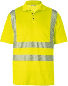Kübler Polo REFLECTIQ PSA 2 Warnshirt in Gelb Größe 4XL - Bild 1