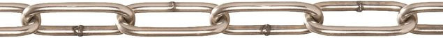 Conacord Schweißkette Form C aus rostfreiem V4A-Stahl in Silber, Durchmesser: 2 mm, Breite: 22 mm, Meterware - Bild 1