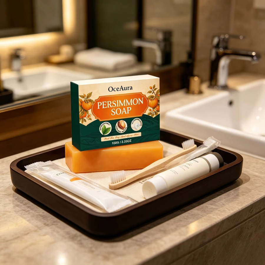 OceAura Persimmon-Seife mit Sheabutter, Körperpflege - Bild 6