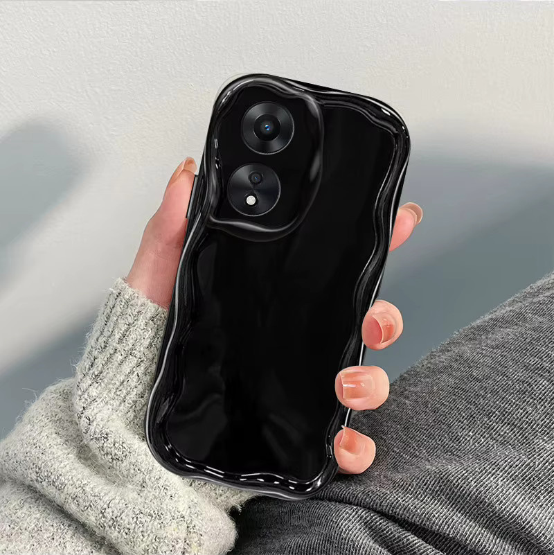 Honor X7b 5G Handyhülle mit Wellenmuster aus weichem TPU als Schutzhülle - Bild 2