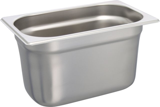 Schneider GN 1/4 Behälter aus Edelstahl in Silber, Volumen: 3,8 l, Tiefe: 15 cm - Bild 1