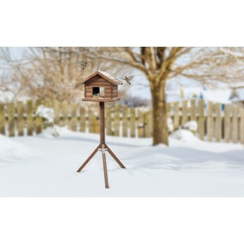 AniOne Vogelfutterhaus Beethoven aus Holz in Braun - Bild 2