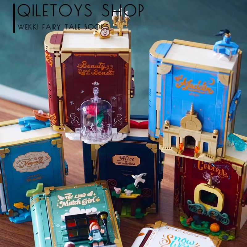 Diy Märchen Stadt 3D Buch aus Holz als dekoratives Desktop-Ornament und Sammlerstück - Bild 1