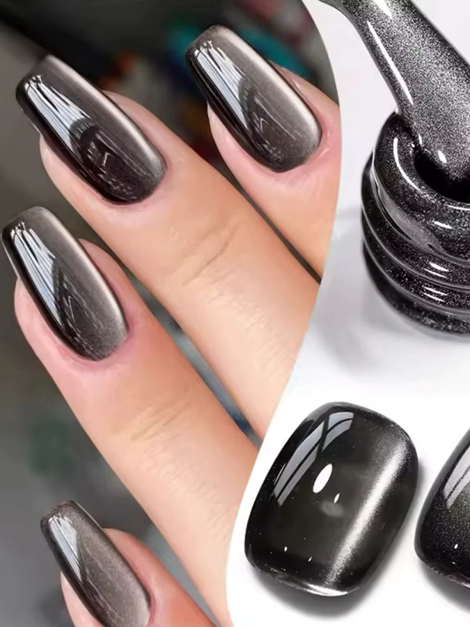 MISS MIANEL Gel-Nagellack, schwarz, 12 ml - Bild 7