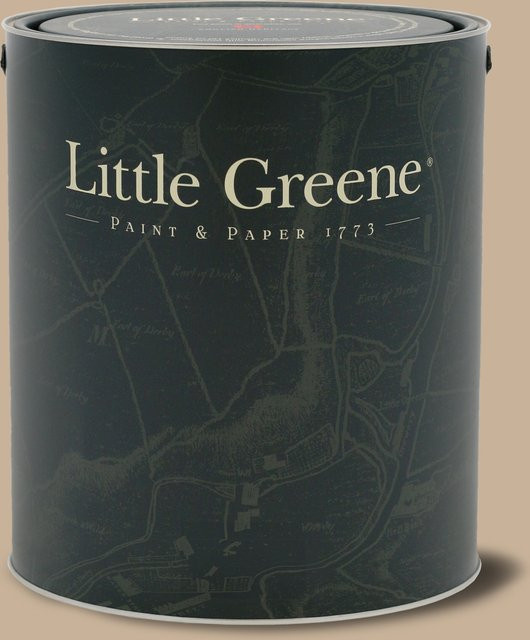 Little Greene Intelligent Satinwood Wandfarbe Archive Colour Button 27 in Beige/Braun, 1 l - Bild 1