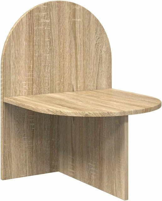 vidaXL Nachttisch in Sonoma-Eiche, moderner Beistelltisch aus Holzwerkstoff, Farbe Braun, B/T/H: 48 x 49 x 65 cm - Bild 1