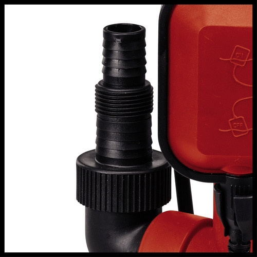 Einhell Klarwasser-Tauchpumpe GC-SP 2275 in Rot/Schwarz mit 7500 l/h Förderleistung und 6 m Förderhöhe - Bild 3