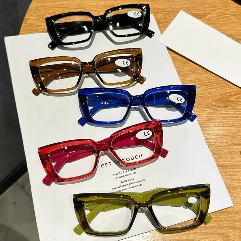ERIKOLE Lesebrille, quadratisch, Vollrand, Kunststoff, Unisex - Bild 2