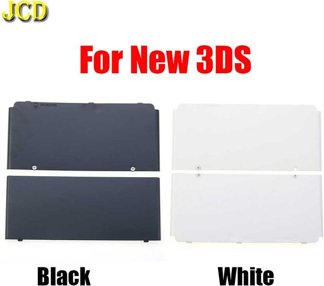 JCD Ersatz-Kunststoffgehäuse Set für Nintendo 3DS 2015-Version in Schwarz oder Weiß - Bild 1