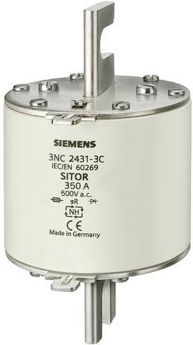 Siemens Sicherungseinsatz 3NC84233C, Größe 3, 150A, 690V, Weiß, 3 Stück - Bild 1