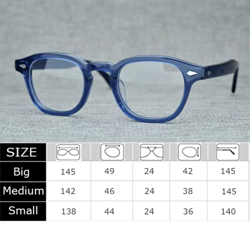 Lemtosh Lesebrille, Panto, Vollrand, Acetat, Unisex, blue - Bild 2