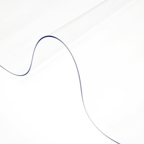VEVOR Transparente Tischdecke aus PVC, Rechteckige Tischschutzmatte, Breite: 213,4 cm, Tiefe: 107,0 cm - Bild 1